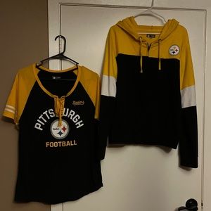 NFL Team Apparel Pittsburgh Steelers Sweatshirt & T-shirt